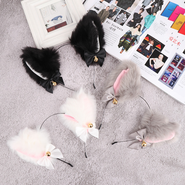 Köp 15 färger vacker maskerad Halloween Cat Ears Cosplay Bow | Fyndiq