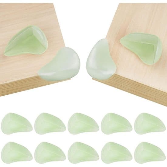 Lysande bordskantsskydd, 10 st babybordskantsskydd, hörnskydd (10 st)