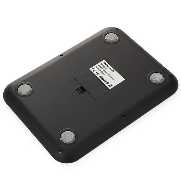 Digital køkkenvægt - 1g nøjagtighed - 15kg kapacitet - LCD-display