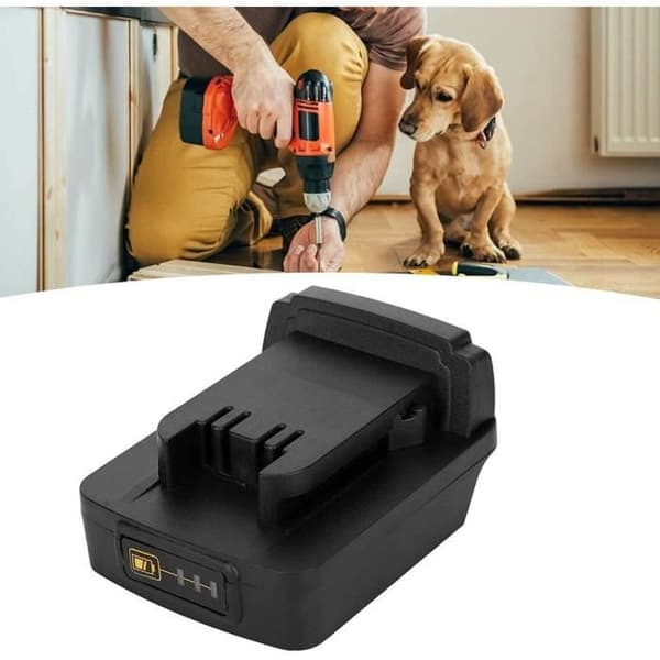 18V batteriadapter - Kompatibel med Li-ion - Lettvekt - Integrert PCBA