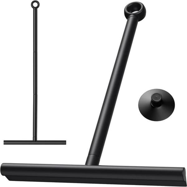Justerbar dusjskrape - fjerner vannflekker og hår - 1 stk - 30-89 cm