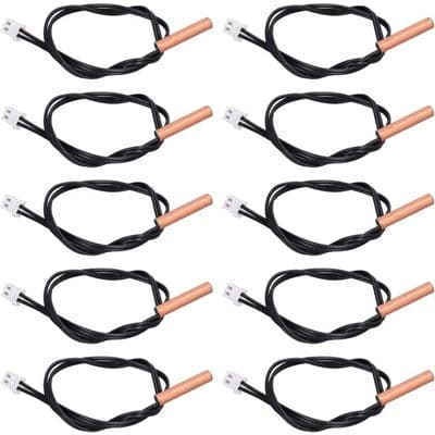 10K NTC Termistor Probe 10 Stykker Temperatursensor 10K Temperaturprobe Flerfarvet Temperatursensor