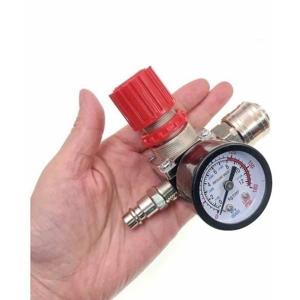 Luftkompressor trykkregulator, tilkoblet trykkreguleringsventil, 140psi (12bar), 14 trykkregulatorbryter