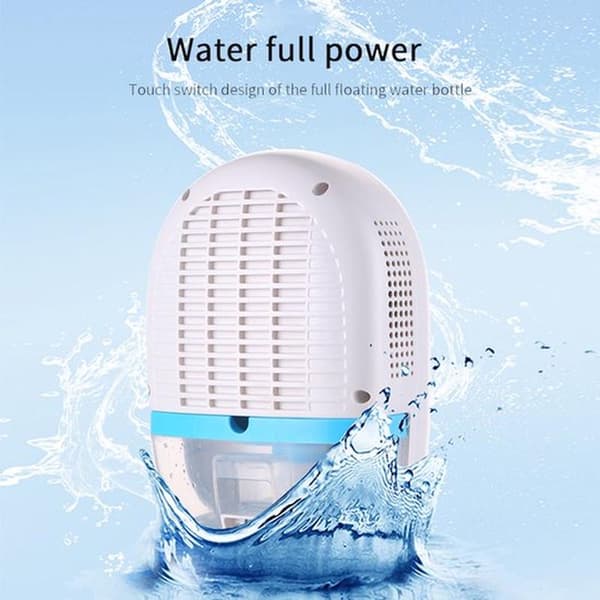 Smart 500 ml luftrenser og affugter med 24-timers timer, lydsvag drift, multifunktionel til forskellige affugtningsbehov.