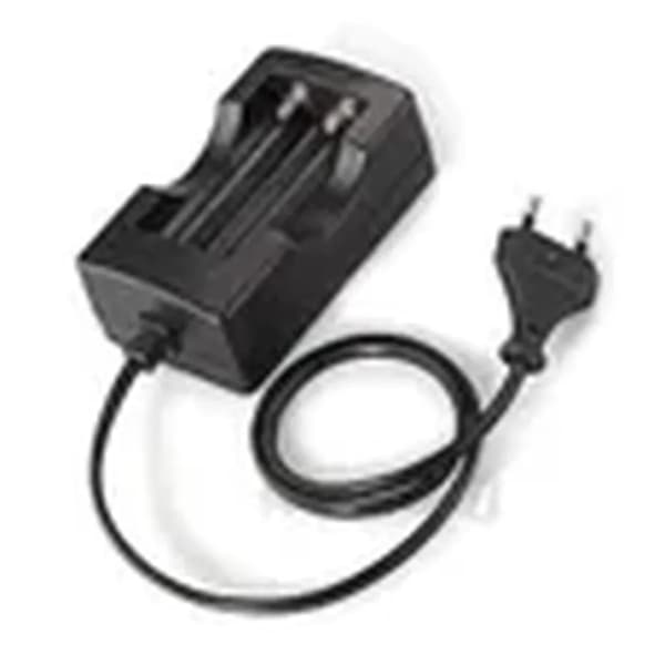 EU kablet batterilader for 18650 Li-ion oppladbare batterier