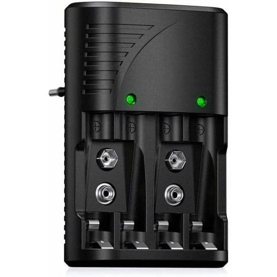 Universaloplader 6802 - Hurtigoplader - LED-indikator - Verdensomspændende spænding