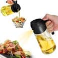 Oljedispenserflaska för matlagning, olivoljespruta för matlagning, sallader, grillar