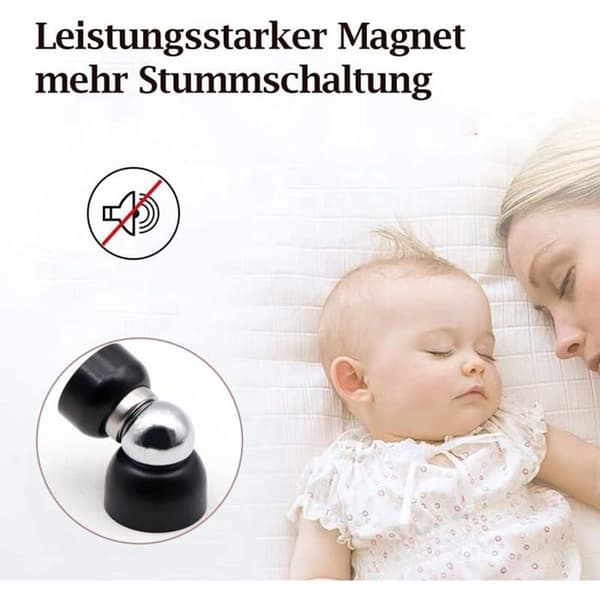 Magnetiske dørstoppere i rustfrit stål, dørstoppere til væg- eller gulvmontering, flere farver