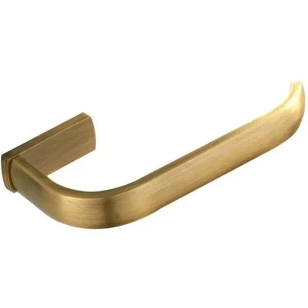 Børstet messing toiletpapirkrog, rulleholder, vægmonteret tissue dispenser - bronze