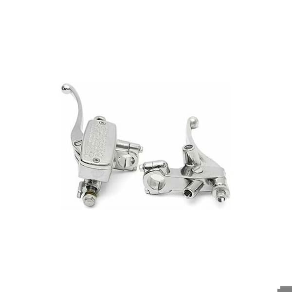 22MM Motorcykel Hydraulisk Bremse Master Cylinder Koblingsgreb Krom Flere Farver Stor