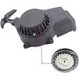 Aluminium startpedaler og dele sort let træk nitteudskiftning til 47CC 49cc gear 2