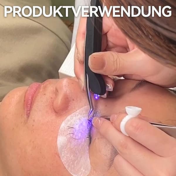 Eyelash lamp, UV handheld nail curing lamp, used for light-curing eyelash extensions, cures in 2-3 seconds.