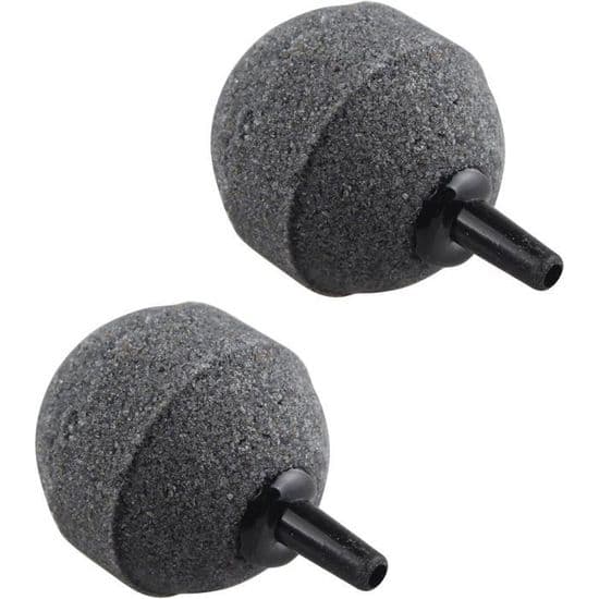 2 st 30 mm fiskbehållare kulbubbla luftstenar diffusor för fiskbehållare akvarium hydroponisk pump