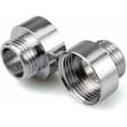 Kromkranadaptere 3/4\" x 1/2\" Reduserende nippelkoblinger for kranadaptere Dusjslangekobling