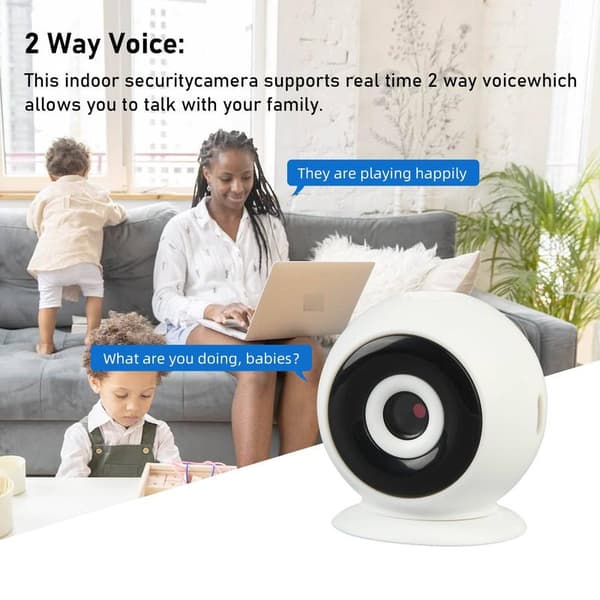 New Smart Home Camera, Two-Way Voice Intercom, Desktop Security Monitor, Wireless Wi-Fi Camera