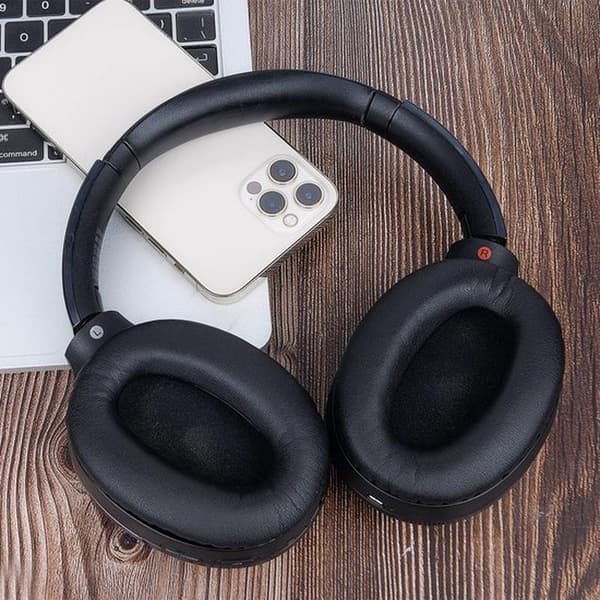Ørepuder egnet til Sony MDR-1000X WH-1000XM2 1 par sorte