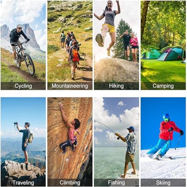 Backpack - Travel Backpack - Outdoor Sports Backpack - Hydration Backpack - Hiking Backpack - with 2L Water Bladder - Sports Backpack - Breathable