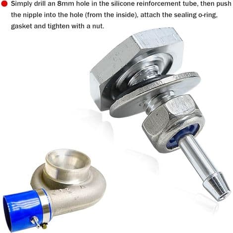 Bil Turbolader Slangefitting, Bil Turbolader Silikone Boost Rørfitting, Boost Rørfitting, Bil Turbo Slangenippel