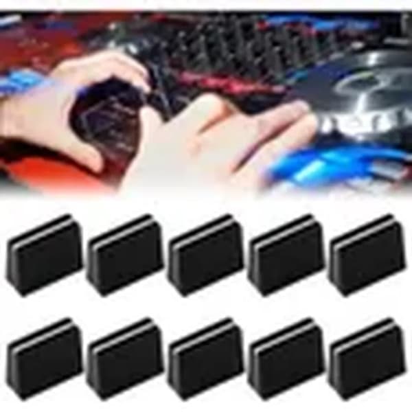 Faderhætter, Faderknapper, Mixerkonsol, Mixer-skyder, Erstatningsknapper, 20×15×9MM, 10 Stykker