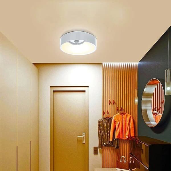 LED-loftlampe med bevægelsessensor, 300LM indendørs loftlampe