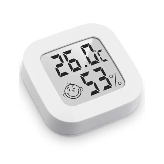 Mini digital inomhustermometer med högprecisionshygrometer