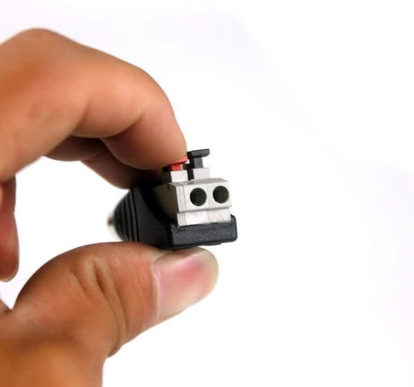 Audio/video AV han/hun fjederstikadapter, 2 par RCA til 2 terminaler til hun CLOCK