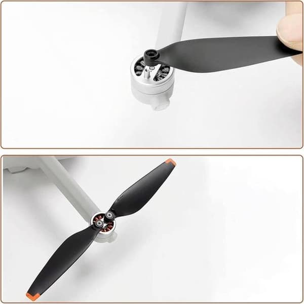 Propellerdrone - Erstatningspropeller - Lav støj - Sort - Egnet til Mini 3 - 16 dele