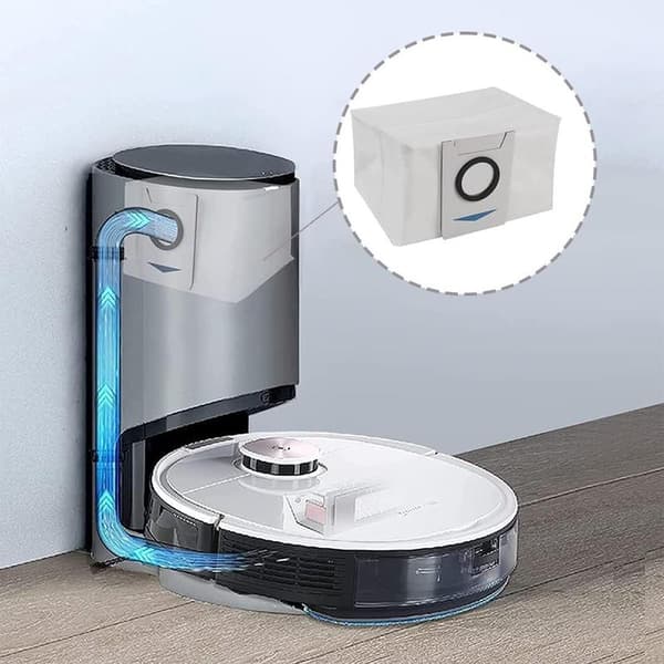 8-pack dammpåsar för Ecovacs Deebot X1 OMNI robotdammsugare