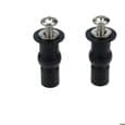 Universalt toiletsæde - Sort - 18 mm - Universale fastgørelser