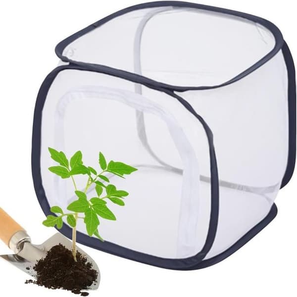 Netplanteværn, foldbart planteværnsnet, foldbart fluetæt beskyttelse, velegnet til frugt, grøntsager, blomster og drivhuse.