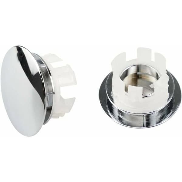 2-delt vaskafdækning - Rustfrit stål - Diameter 32 mm - Dekorativ