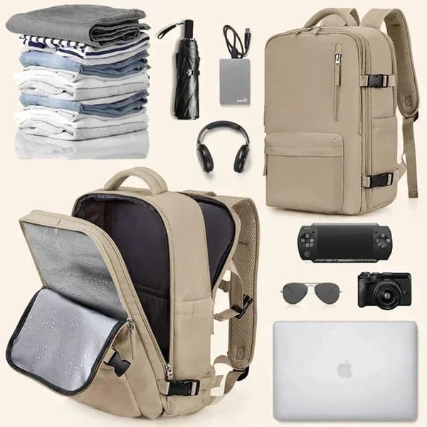 Kabinetkuffert – 40x30x20 cm | Håndbagage | Med laptoprum | Til fly og skole