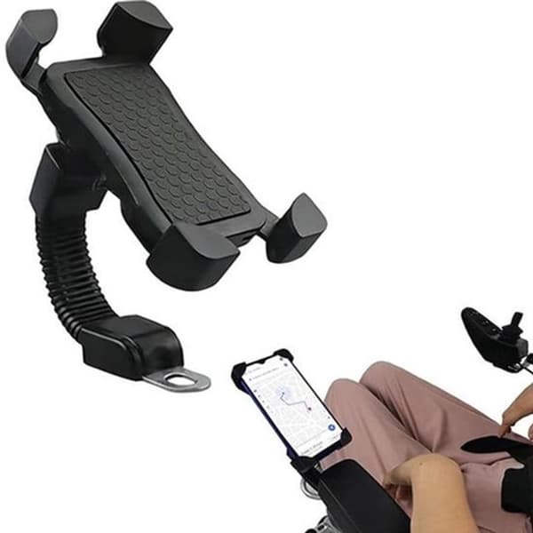 Telefonholder - Styr model - 360° justerbar - Sort