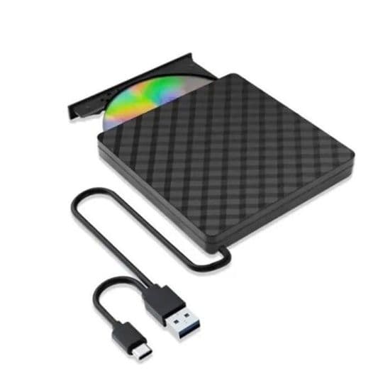 Extern CD/brännare, USB 3.0 RW/ROM, Bärbar