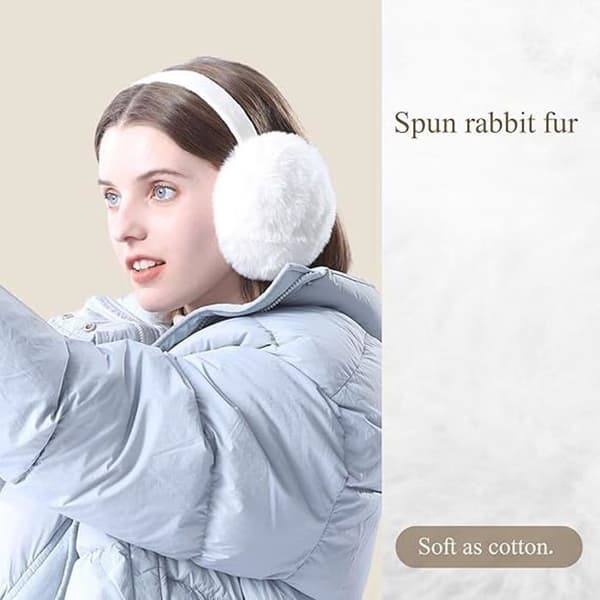 Ørevarmere til kvinder - Vinterørevarmere - Bløde og varme snoede fleece-ørevarmere