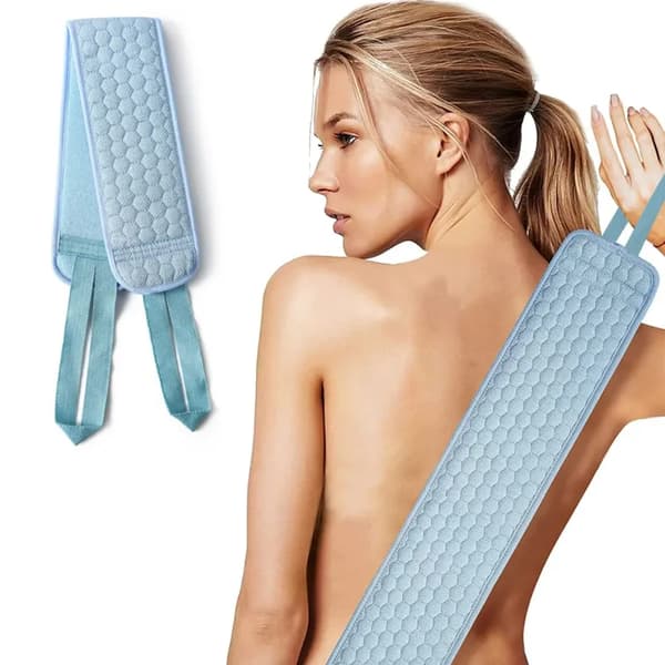 Exfoliating Face Towels - Back Massager, Back Scrubber, Exfoliating Gloves, 2-Pack
