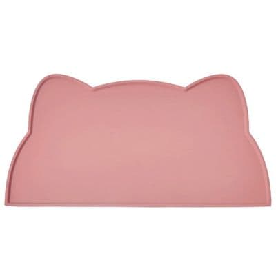 Matte, sklisikker silikonmatte - Vanntett - 44x25 cm - Rosa