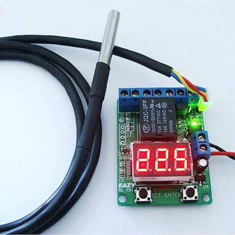 5 STK 18B20 Vandtæt Temperatursensor Termoelement Termometer 1M med Kabel Termisk Modstand