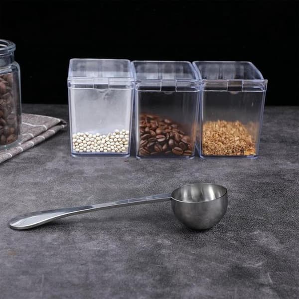 15 ml Måleske - Kaffeske - Måleskesæt - Rustfrit Stål