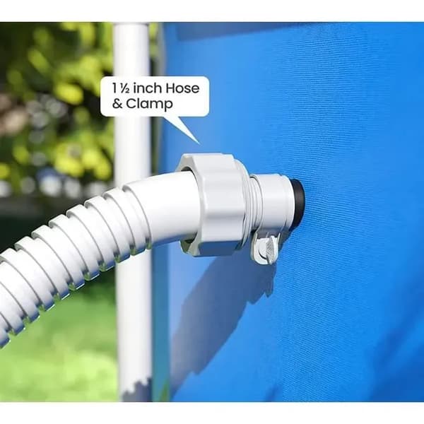 Sæt med 2 slangeadaptere, slangeadapter A + adapter B til swimmingpool, slangeadapter til pumper, stik