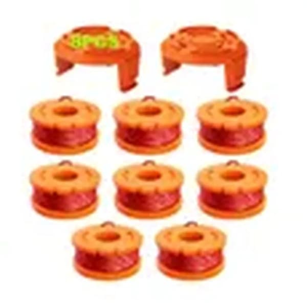 10-stykke Trimmerlinje - 1,65 mm Diameter - 3m Spole - Klippelinje