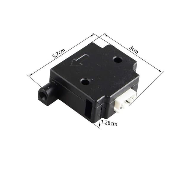 3D-printer filament-sensor, knækket filamentkabel, filamentdetektionsmodul, 3D-printer overvågningssensor