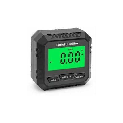 Digital vinkelmåler - Magnetisk base - Baggrundsbelyst LCD-skærm - Bærbar