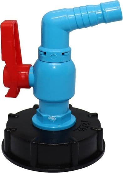 IBC S60x6 Adapter Plastikhane - Fleksibelt Slangesæt - 360° Rotation - PVC