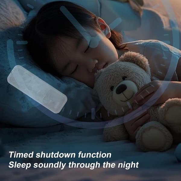 Bone Conduction Pillow Speaker, White, Grey, for Audio Use, Bone Conduction Pillow Speaker for Audio Transmitted via Pillow Vibrations