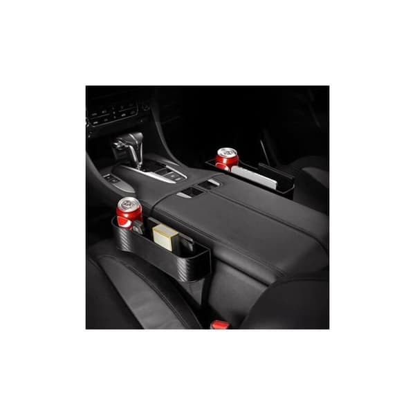 Side Organizer 2 pakker - Multifunktionel - Med kopholder - Sort