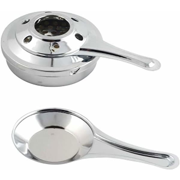 Fonduebrenner/fonduvarmer - Diameter 9 cm - Grå - Serverer 6