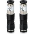 Trykluft kontraventilforbindere, 6 mm, push-to-connect luftstrømsfittings, flere farver, Largeight