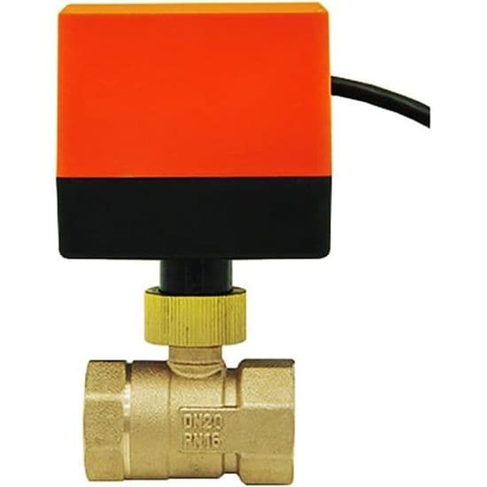 2-tie moottoroitu venttiili AC220V - DN20 - 3/4\" kierre - Metalli