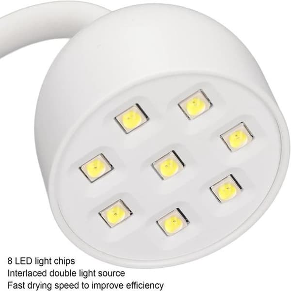 _8 - Mini Nail Lamp - Portable UV Nail Dryer - Fast Drying